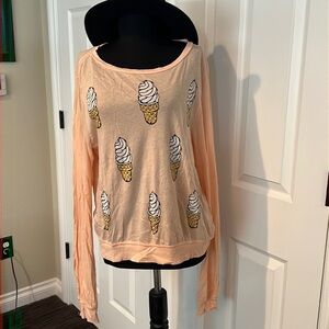 Wild Fox long sleeve Ice Crème Cone shirt